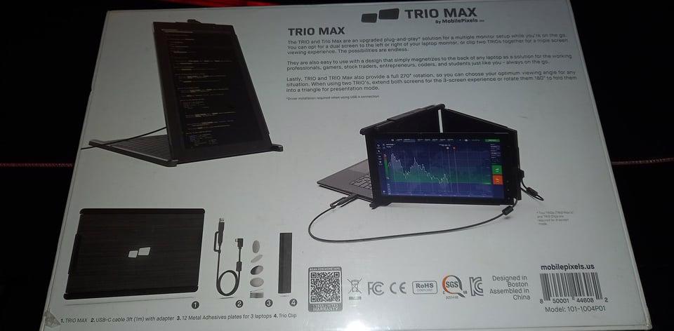 Herní Přenosný monitor Mobile Pixels TRIO Max - foto 7