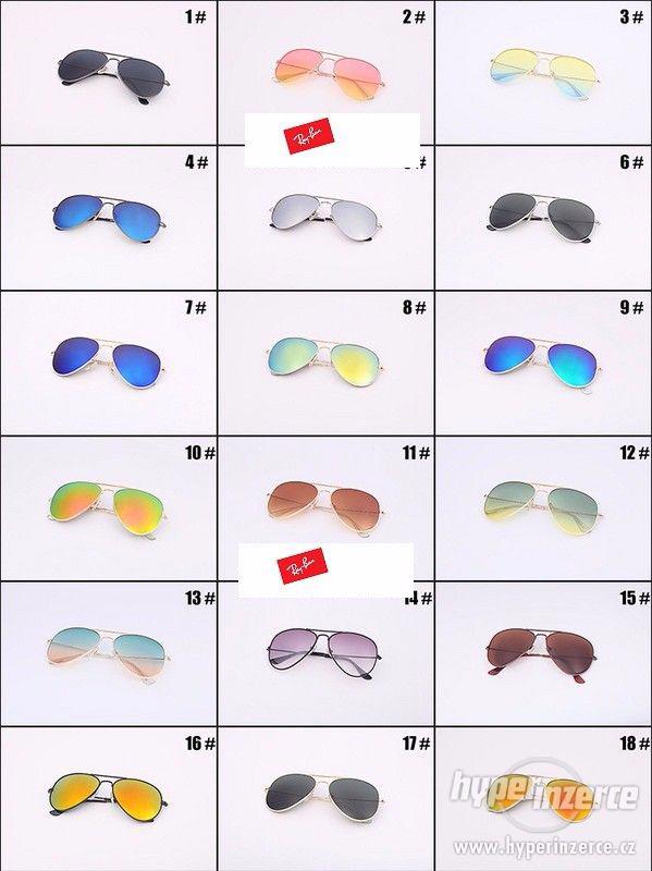 Nové luxusní sluneční brýle Ray Ban - pilotky - foto 1