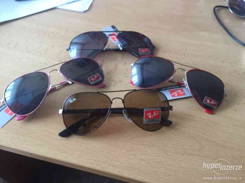 Nové luxusní sluneční brýle Ray Ban - pilotky - foto 3