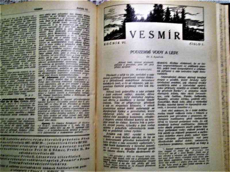 Časopis Vesmír - svázaný VI. ročník (1927-1928) - foto 3
