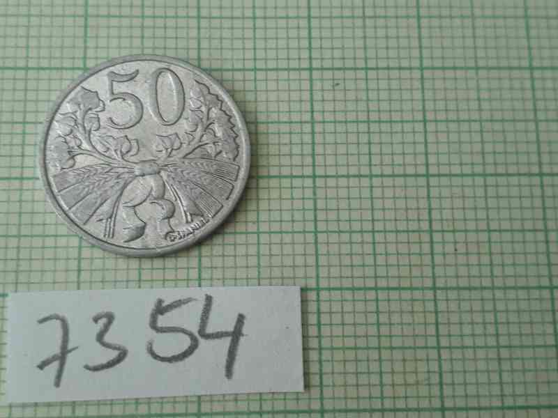 50 hal. 1951 - mince Československo  - foto 2