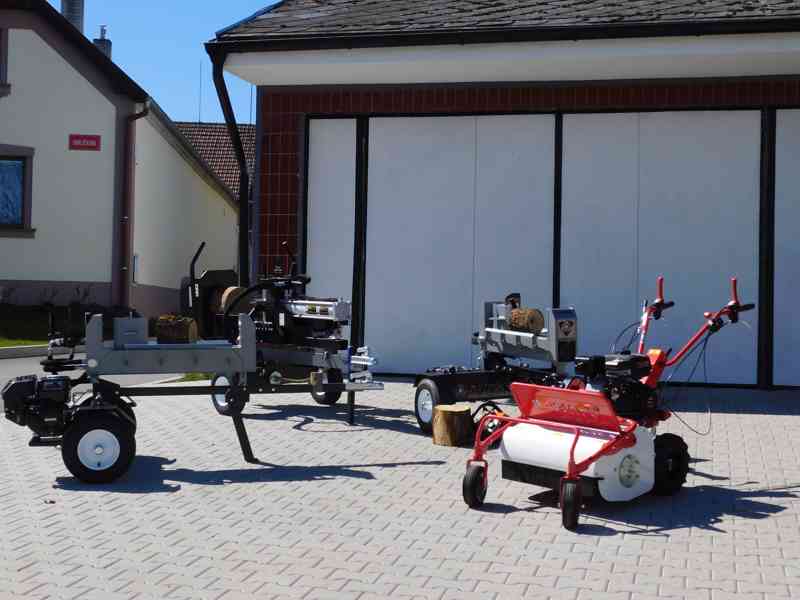 Jansen HS-22A62, 22 t, 62 cm, benzínová štípačka na dřevo  - foto 8