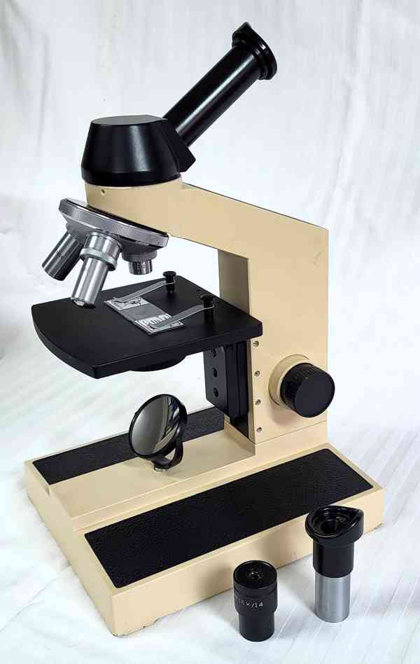Prodám osvědčený studentský monokulární mikroskop s LED lamp - foto 2