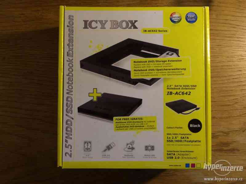 ICYBOX Box na SATA DVD a ráměček na 2,5 HDD - foto 1