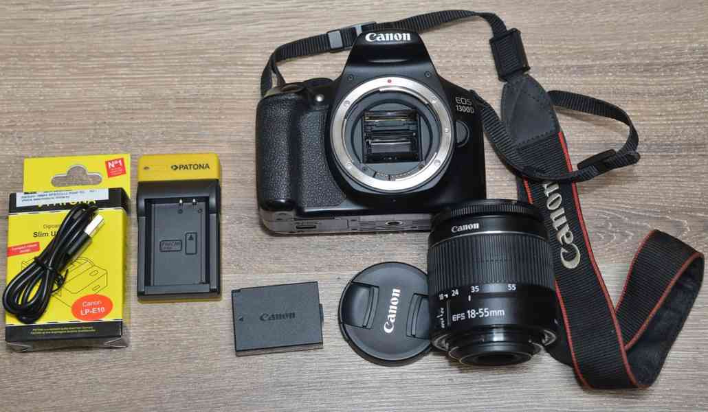 Canon EOS 1300D + Objektiv EF-S 18-55mm 6500 Exp. - foto 3