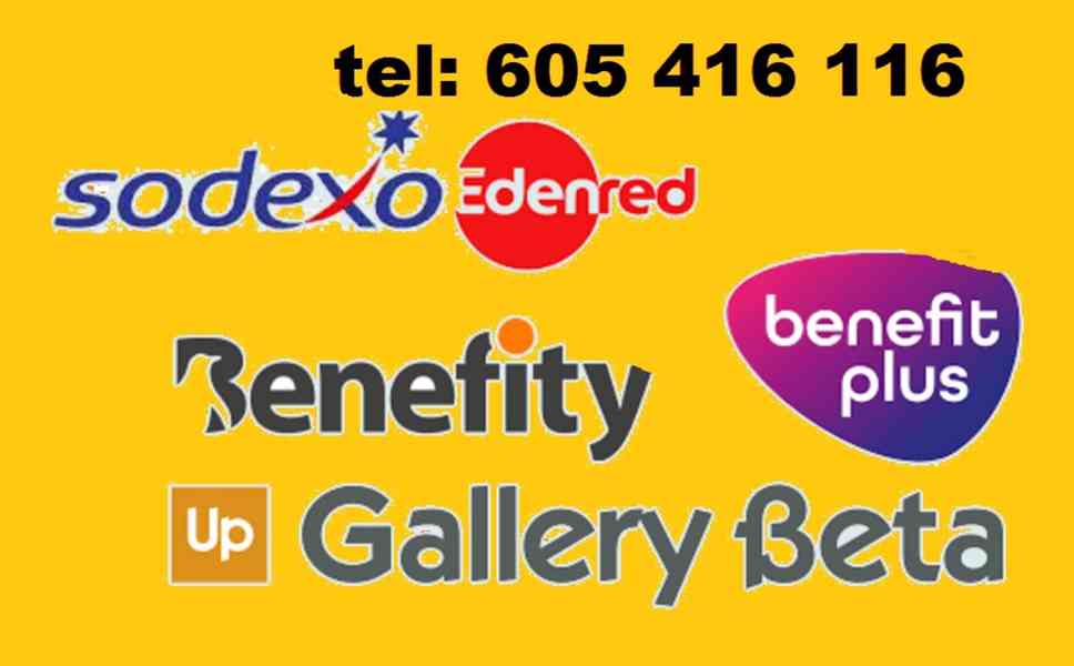 Koupím poukázky Edenred, SODEXO, UP a další - foto 8