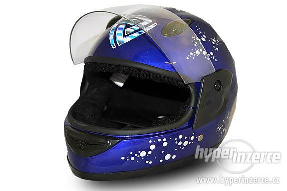 Dětská moto helma integrální dětská moto přilba nová