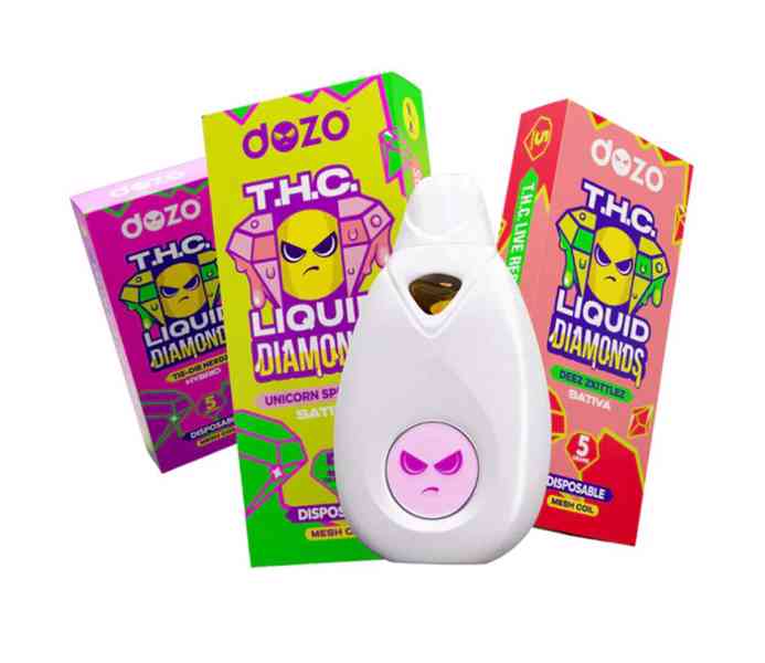 DOZO Liquid Diamonds Disposable 5G In Islamabad  03000291543