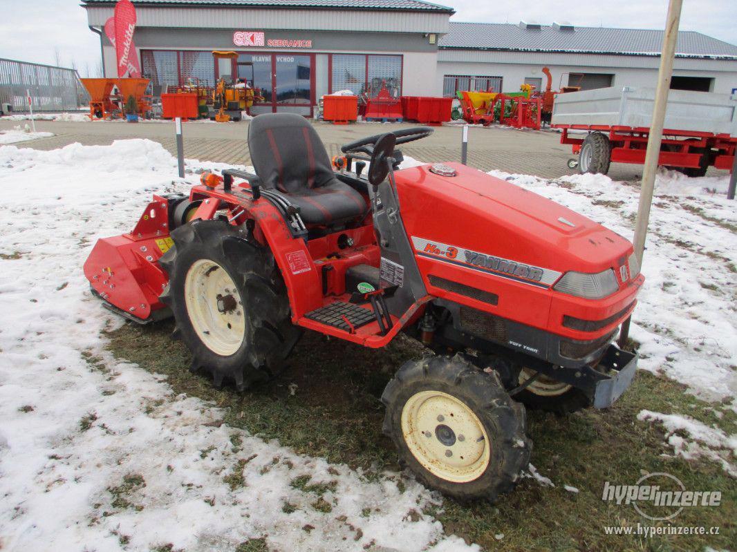 Malotraktor Yanmar KE-2 s kladívkovým mulčovačem EFGC 95 - foto 1