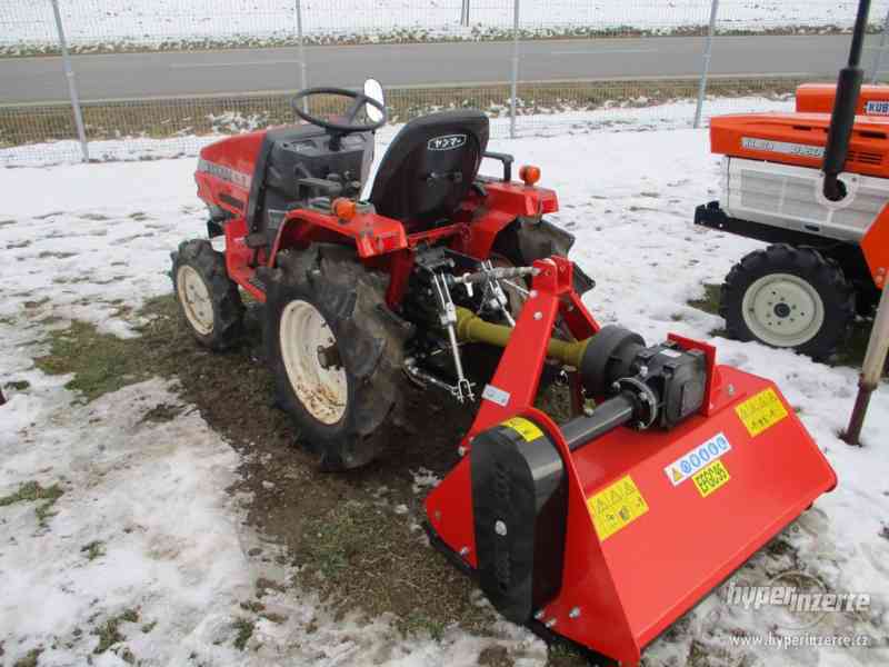 Malotraktor Yanmar KE-2 s kladívkovým mulčovačem EFGC 95 - foto 2
