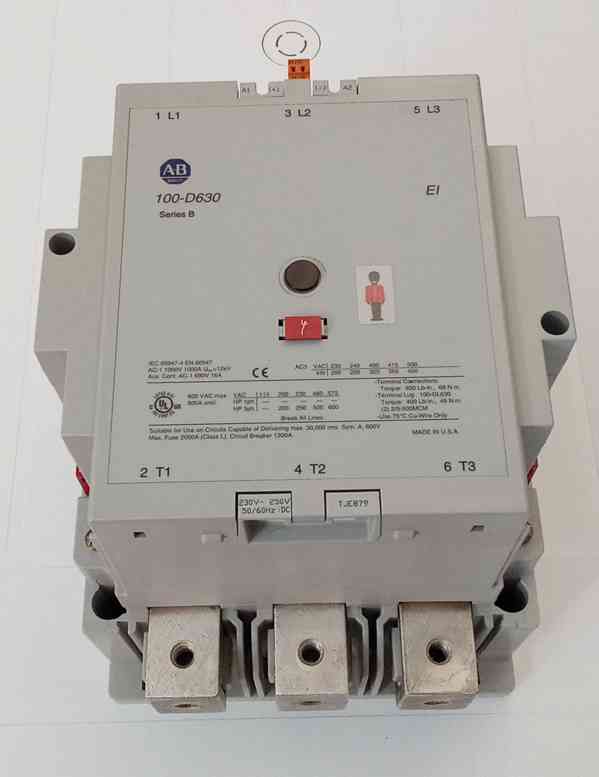 Safety Contactor , třífázový stykač A-B 100-D630 Series B 3x - foto 10