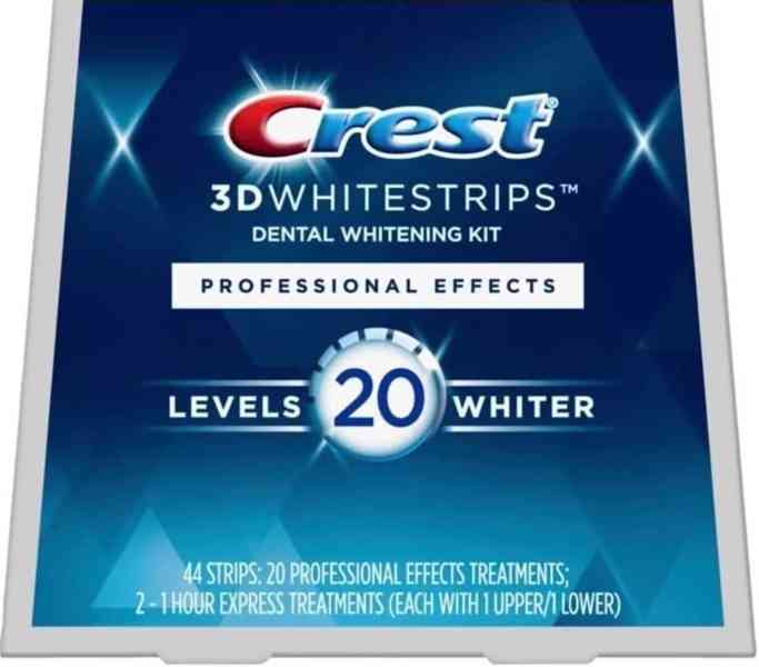 CREST Bělicí pásky 3D Whitestrips pro bělení zubů Level 20 - foto 2