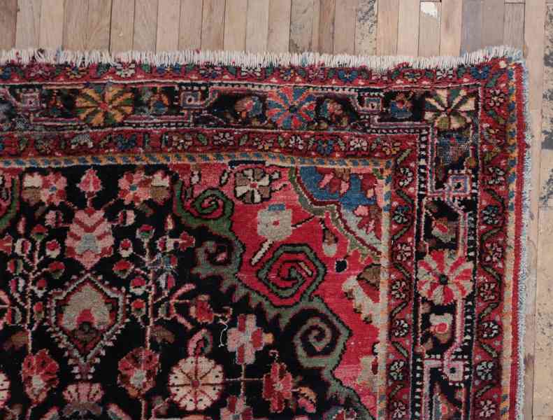 Starožitný perský koberec Hamedan 203 X 134 - foto 4