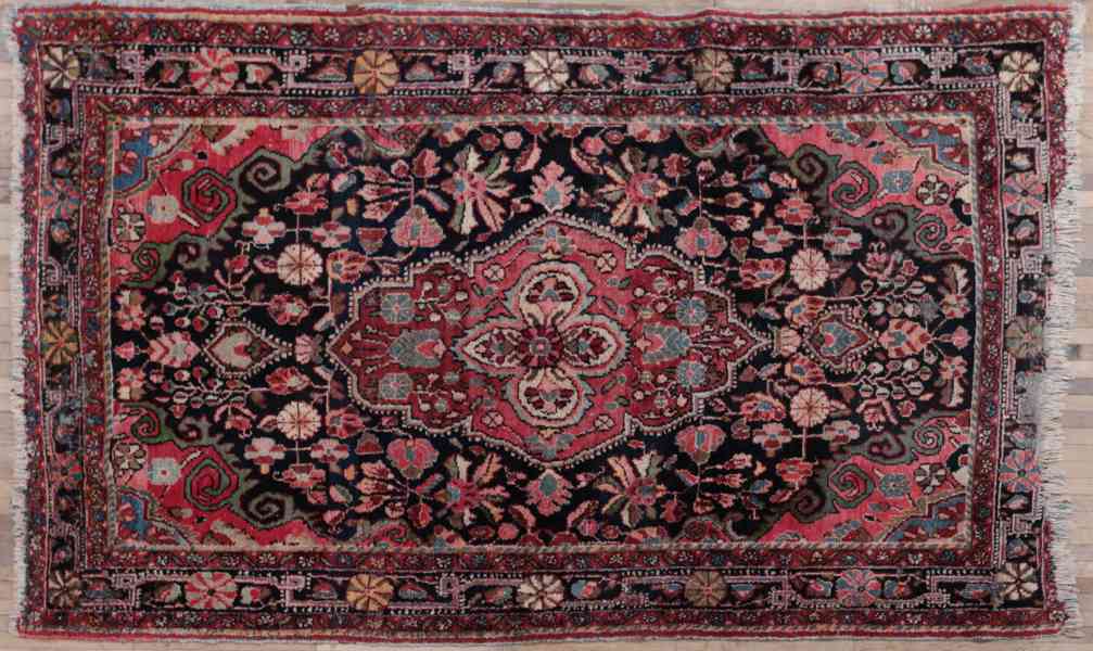 Starožitný perský koberec Hamedan 203 X 134 - foto 1
