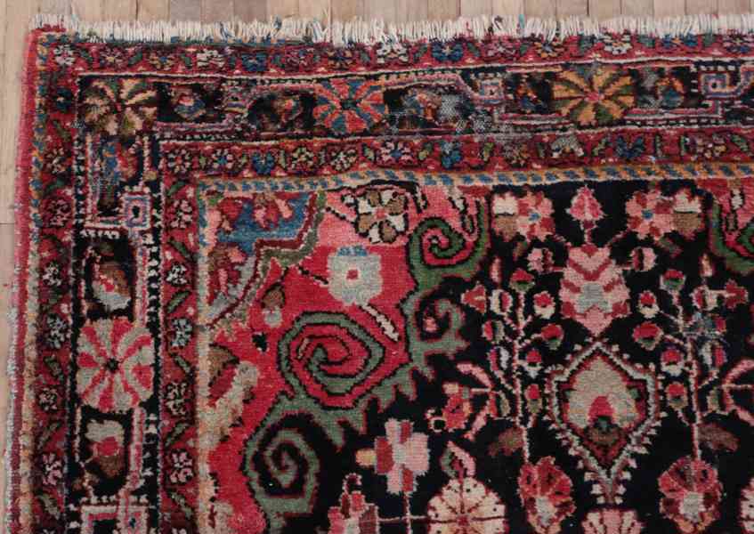 Starožitný perský koberec Hamedan 203 X 134 - foto 3