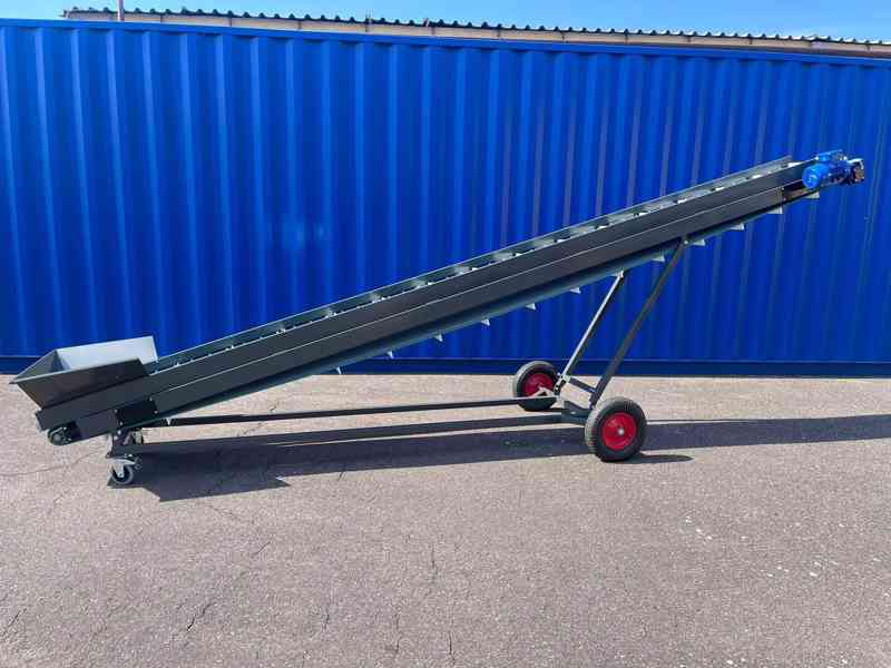 Pásový dopravník s korečky - 5m - foto 2