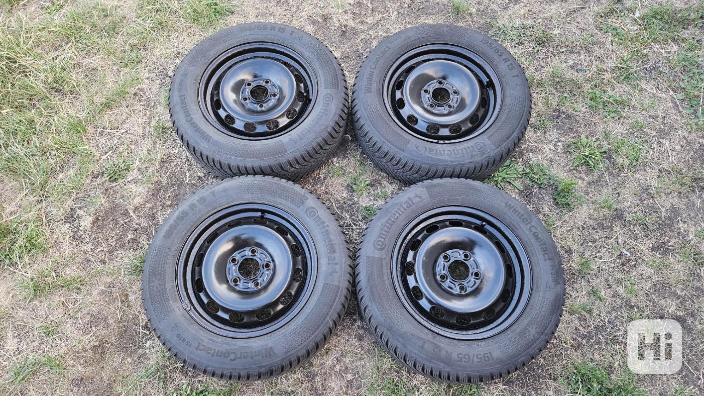 Ford Focus pneumatiky 195/65R15 disky 6Jx15 5x108 ET52,5 - foto 1