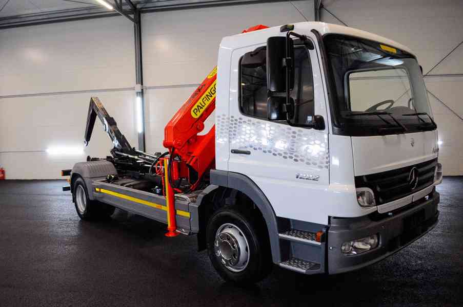 MERCEDES ATEGO 1222 HÁKOVÝ NOSIČ KONTEJNERŮ HYDR. RUKA / EU4 - foto 67