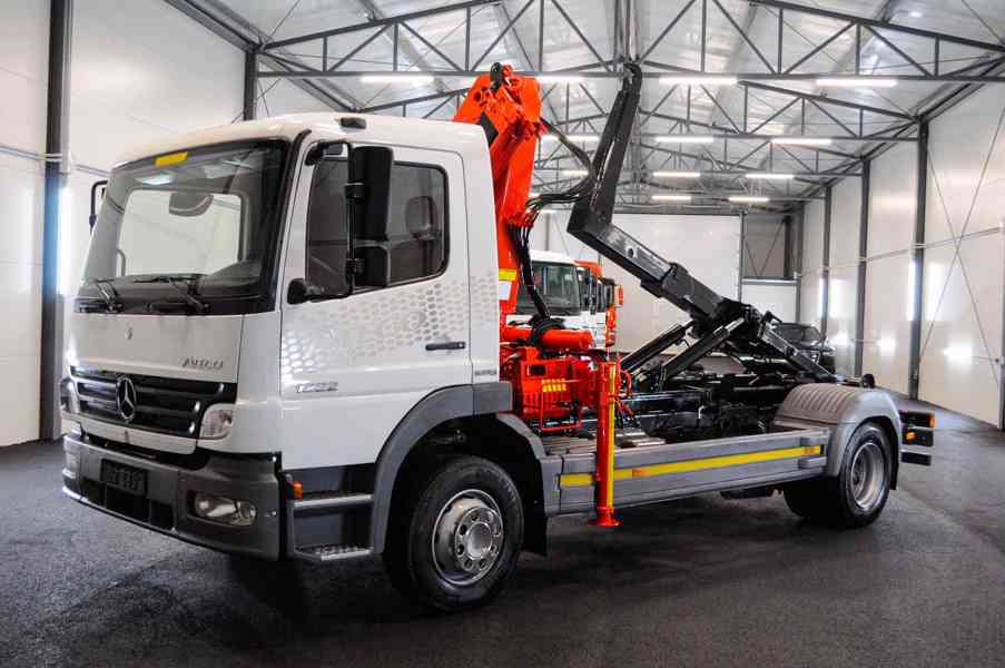 MERCEDES ATEGO 1222 HÁKOVÝ NOSIČ KONTEJNERŮ HYDR. RUKA / EU4 - foto 54