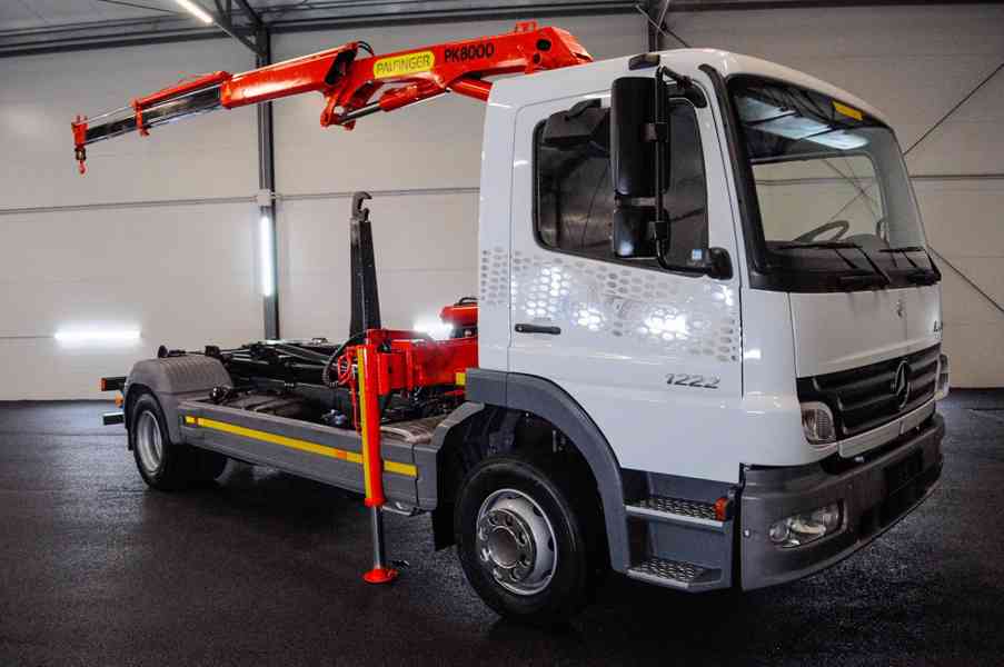 MERCEDES ATEGO 1222 HÁKOVÝ NOSIČ KONTEJNERŮ HYDR. RUKA / EU4 - foto 85