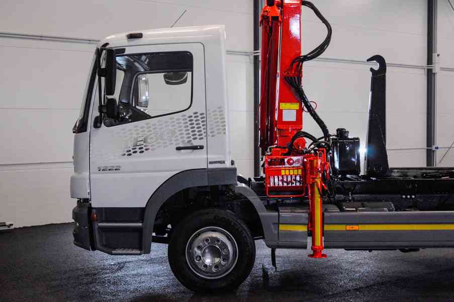 MERCEDES ATEGO 1222 HÁKOVÝ NOSIČ KONTEJNERŮ HYDR. RUKA / EU4 - foto 51