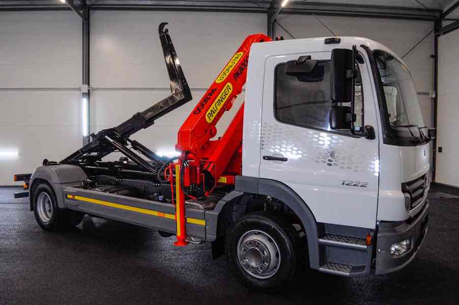 MERCEDES ATEGO 1222 HÁKOVÝ NOSIČ KONTEJNERŮ HYDR. RUKA / EU4 - foto 57