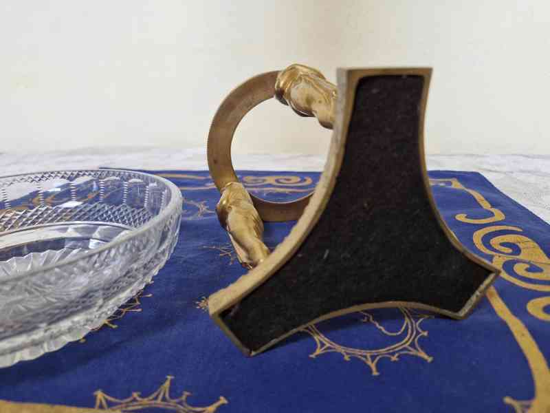 Luxusní empírová Mísa Nástolec ve zlacené montáži - foto 10