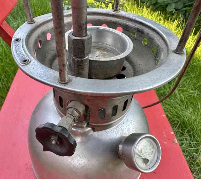 Lampa petrolejová velká HASAG Made in Germany pěkná!!! - foto 5