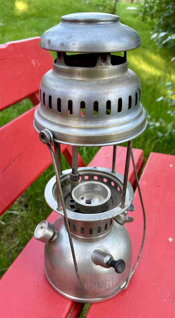 Lampa petrolejová velká HASAG Made in Germany pěkná!!! - foto 2