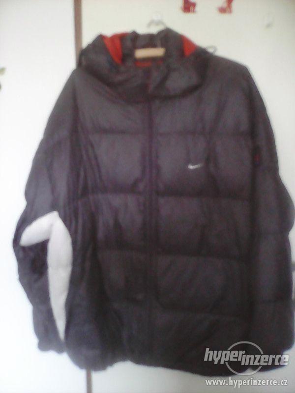 Pánská zimní bunda Nike péřová xl - foto 1