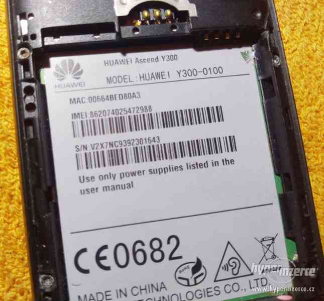 Huawei Ascend Y300 na 2 SIM - funkční, ale nejde dotyk!!! - foto 10