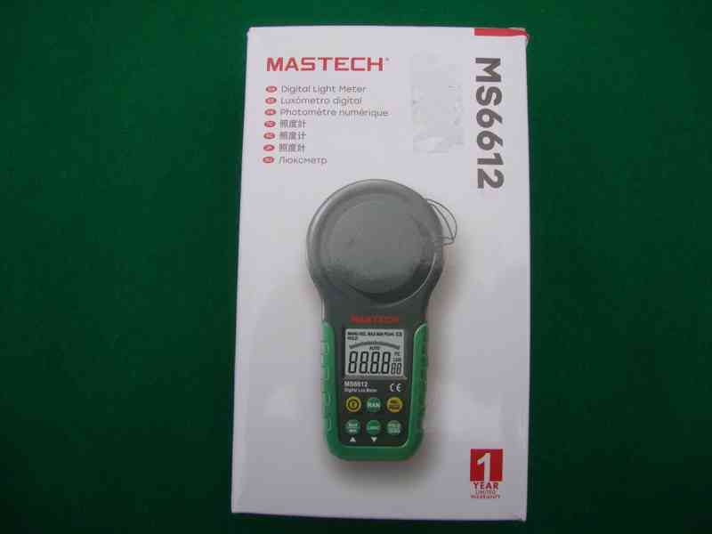 Mastech MS6612 Profi Luxmetr měřič světa 0-200 000 Lux nový - foto 12