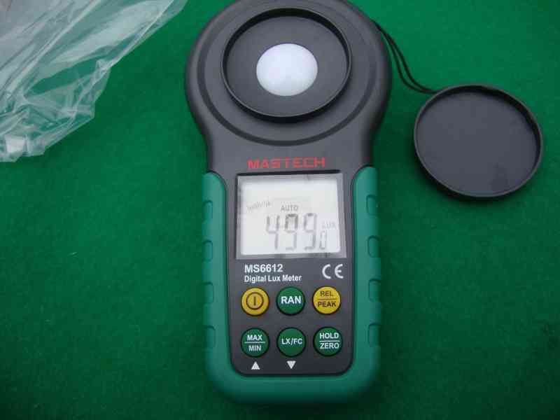 Mastech MS6612 Profi Luxmetr měřič světa 0-200 000 Lux nový - foto 8