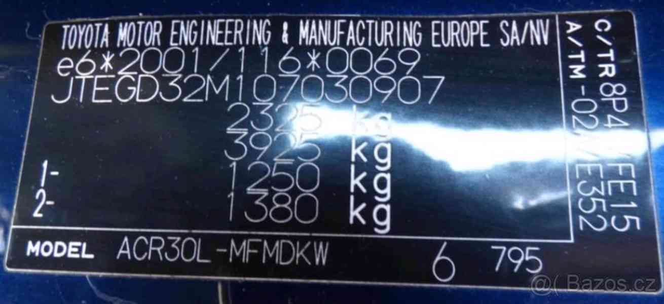 Toyota Previa v perfektním stavu, s tažným	 - foto 7