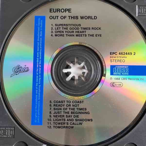 CD - EUROPE / Out Of This World - foto 1