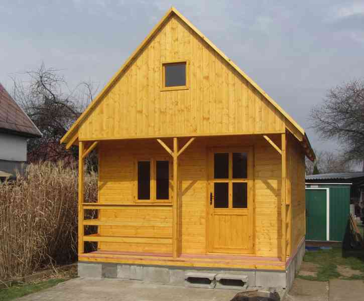 Podkrovní chata - dřevostavba