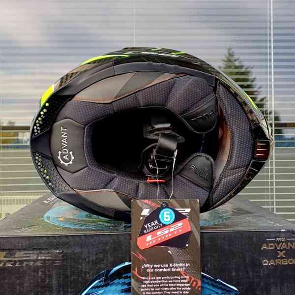 Silniční překlápěcí přilba LS2 ADVANT X CARBON FUTURE II - foto 9