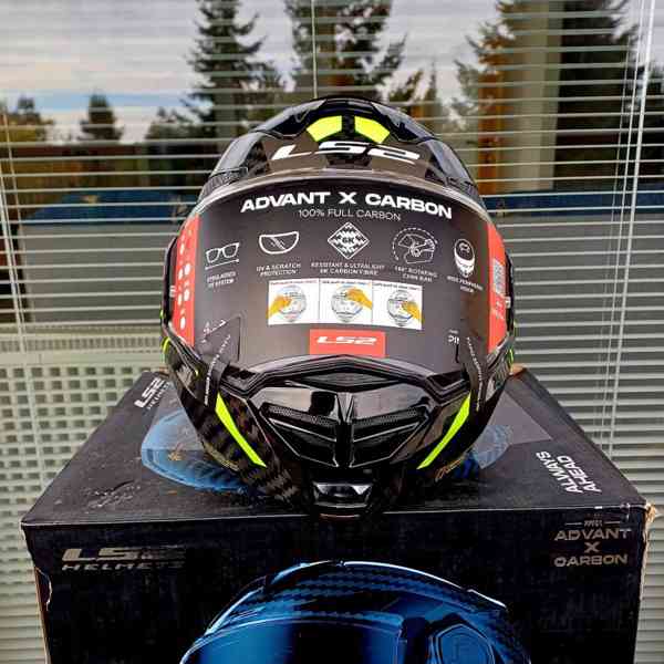 Silniční překlápěcí přilba LS2 ADVANT X CARBON FUTURE II - foto 3