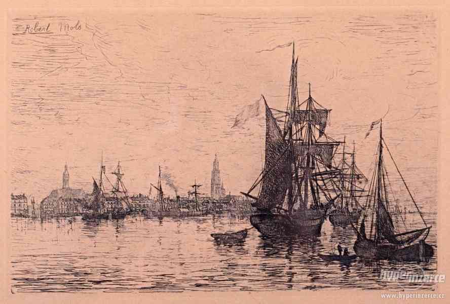 Robert Mols - Antwerpský přístav. 19. století - foto 2