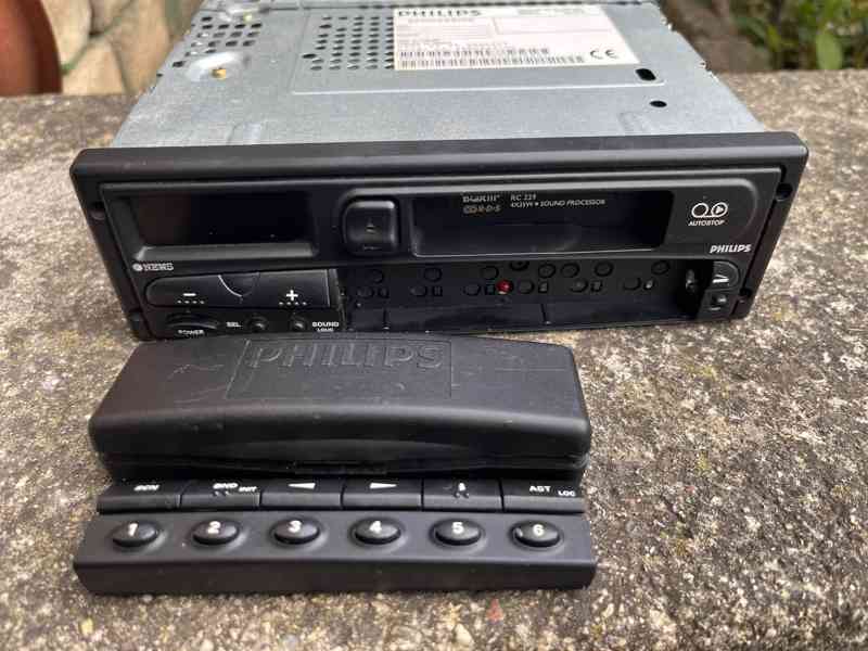 Autoradio PHILIPS RC229 - retro, plně funkční - foto 5