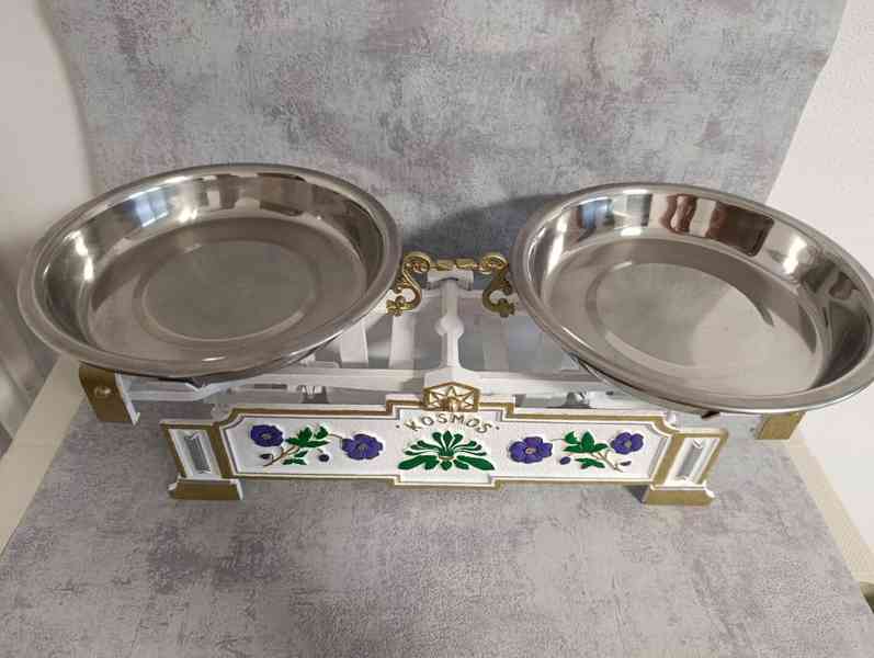 Krásně zrenovované 5kg dvoumiskové váhy KOSMOS  - foto 7