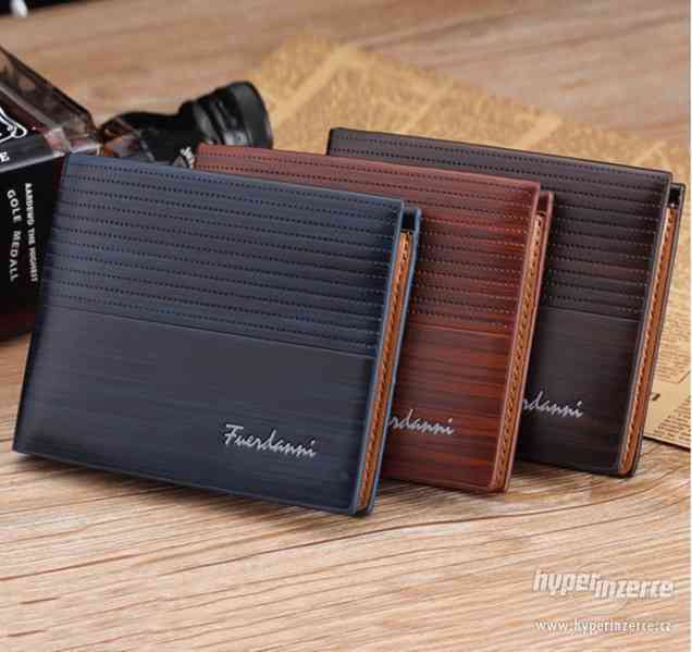 Luxusní značková pánská kožená peněženka Fuerdanni - PU kůže - foto 1