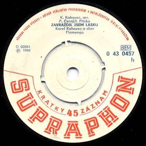 Flamengo ‎– Co skrýváš v očích / Zavraždil jsem lásku (SP) - foto 2