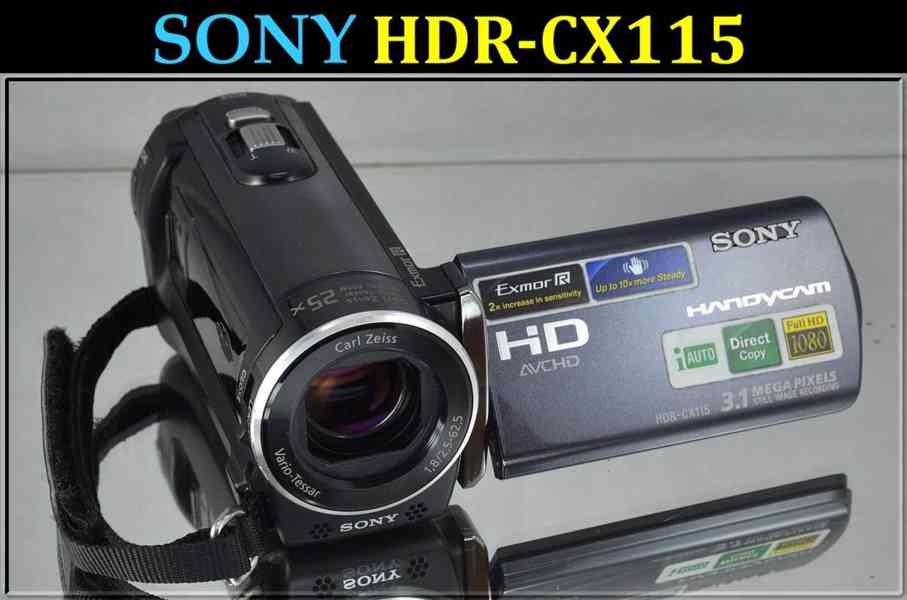 Sony HDR-CX115E **Full HDV 1920×1080 AVCHD**iAUTO - foto 1