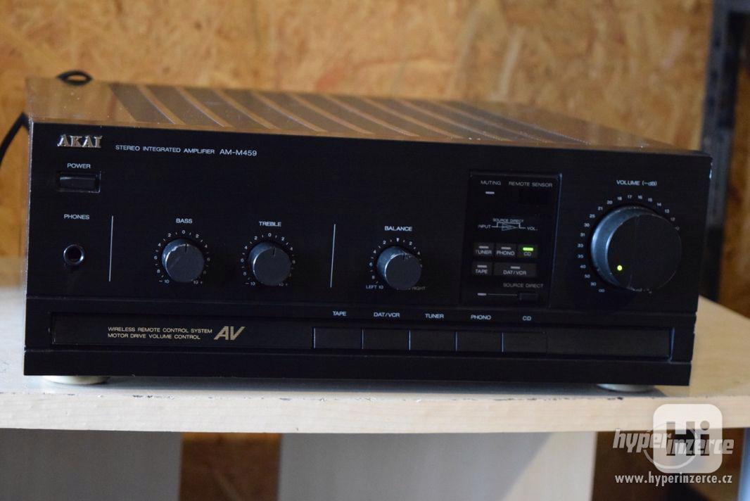 Amplificateur Akai AM-M459 - Puissance Stéréo Vintage, 5 Entrées RCA