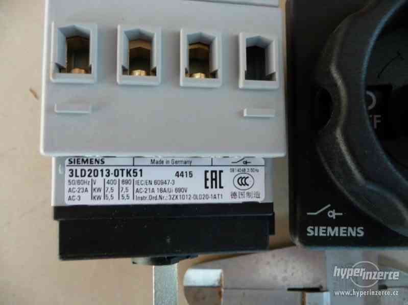 NOvý třífátový vypínač Siemens typ 3LD 2013-OTK 51 - foto 2