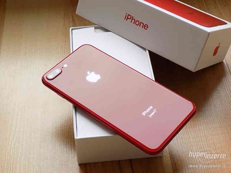 APPLE iPhone 8 PLUS 256GB Red - ZÁRUKA - TOP STAV - foto 6