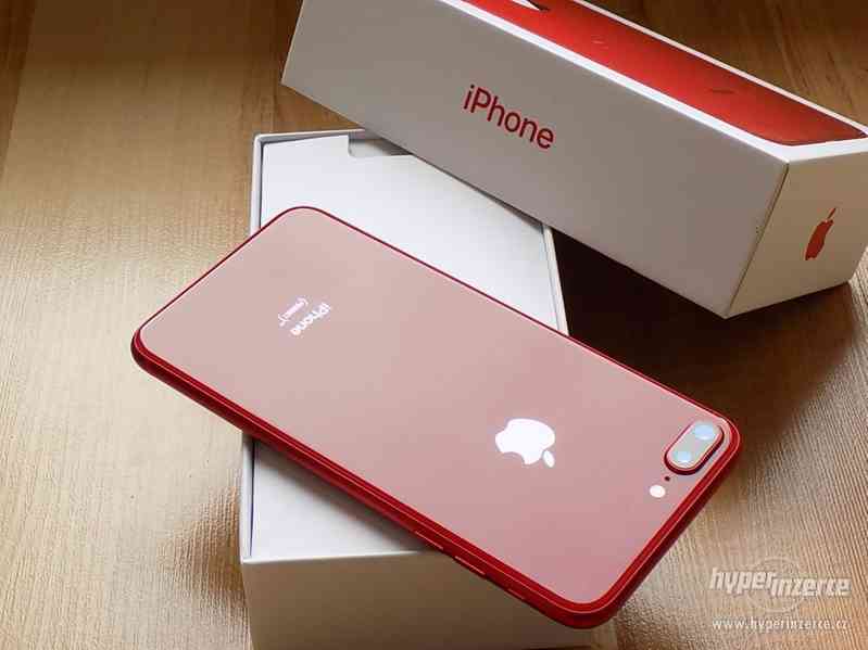 APPLE iPhone 8 PLUS 256GB Red - ZÁRUKA - TOP STAV - foto 7