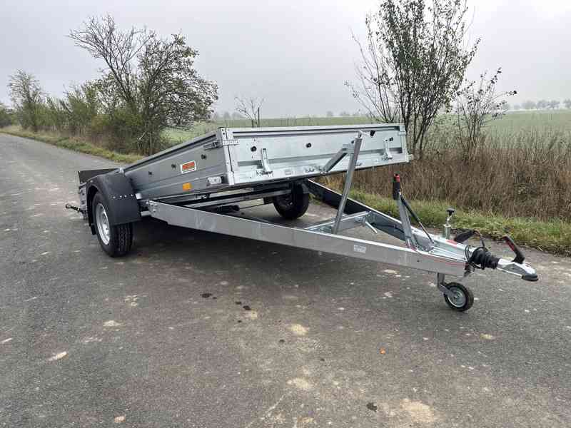 přívěsný vozík  NEPTUN MULTI 1500 kg - sklopný - 380x180x25  - foto 2