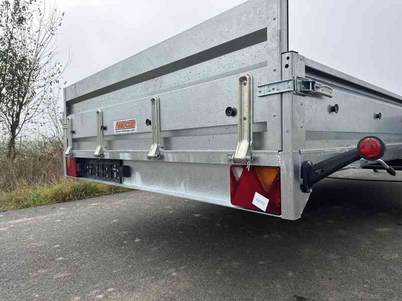 přívěsný vozík  NEPTUN MULTI 1500 kg - sklopný - 380x180x25  - foto 6